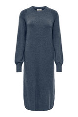 JDY Vestido largo punto azul