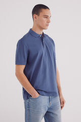 Springfield Polo piqu&eacute; b&aacute;sico regular fit azul