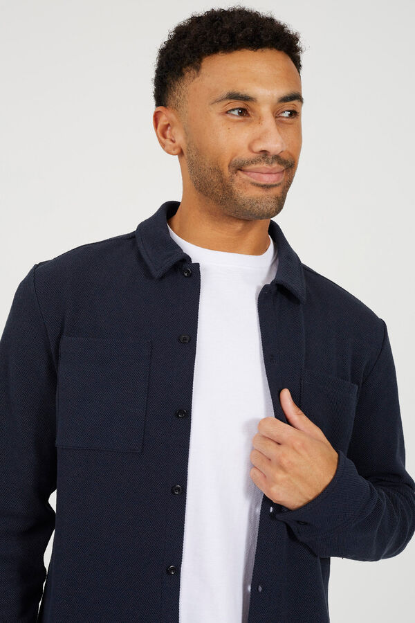 Brave Soul Camisa manga larga azul