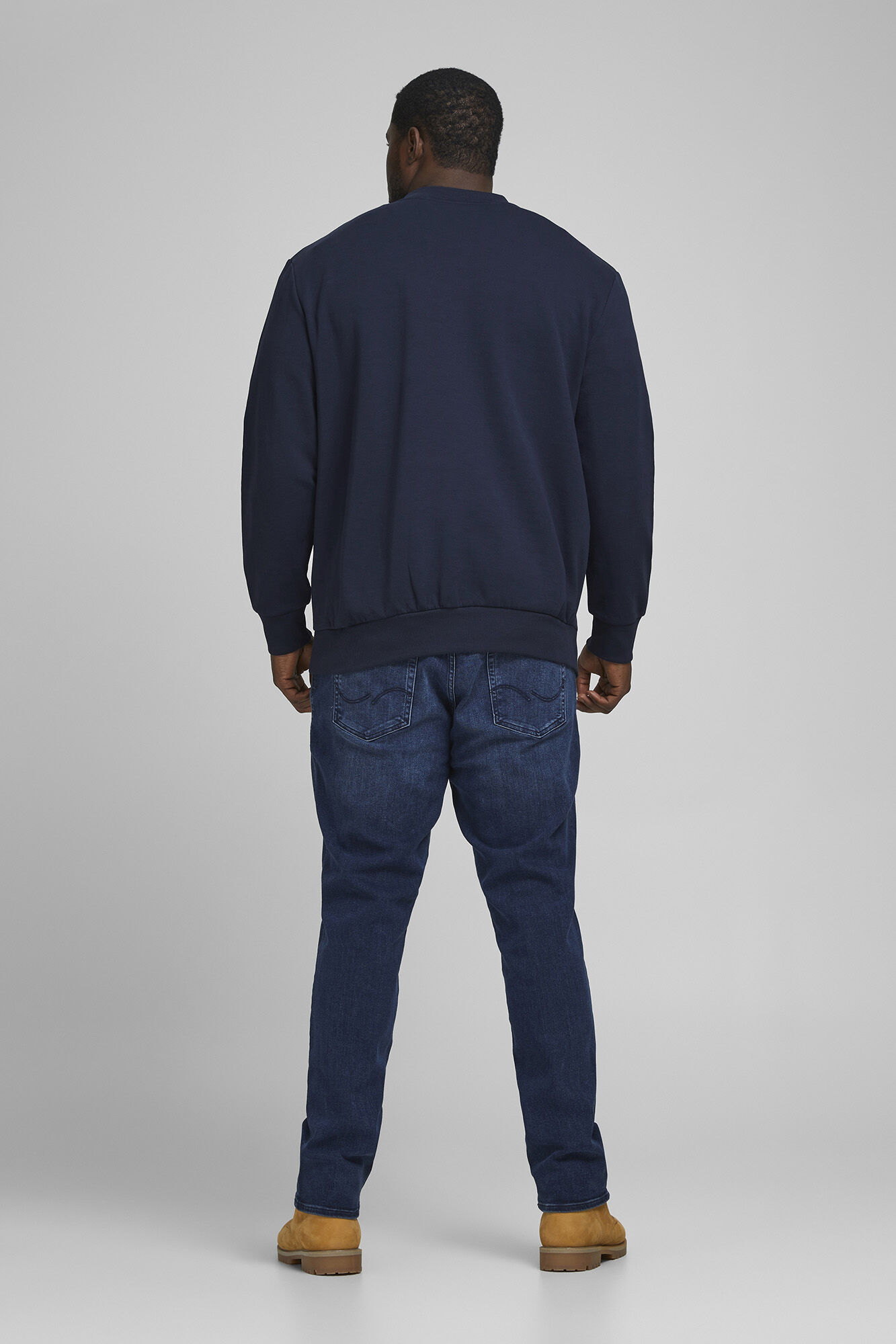 Jack & Jones PLUS Sweatshirt gola redonda b&aacute;sica PLUS