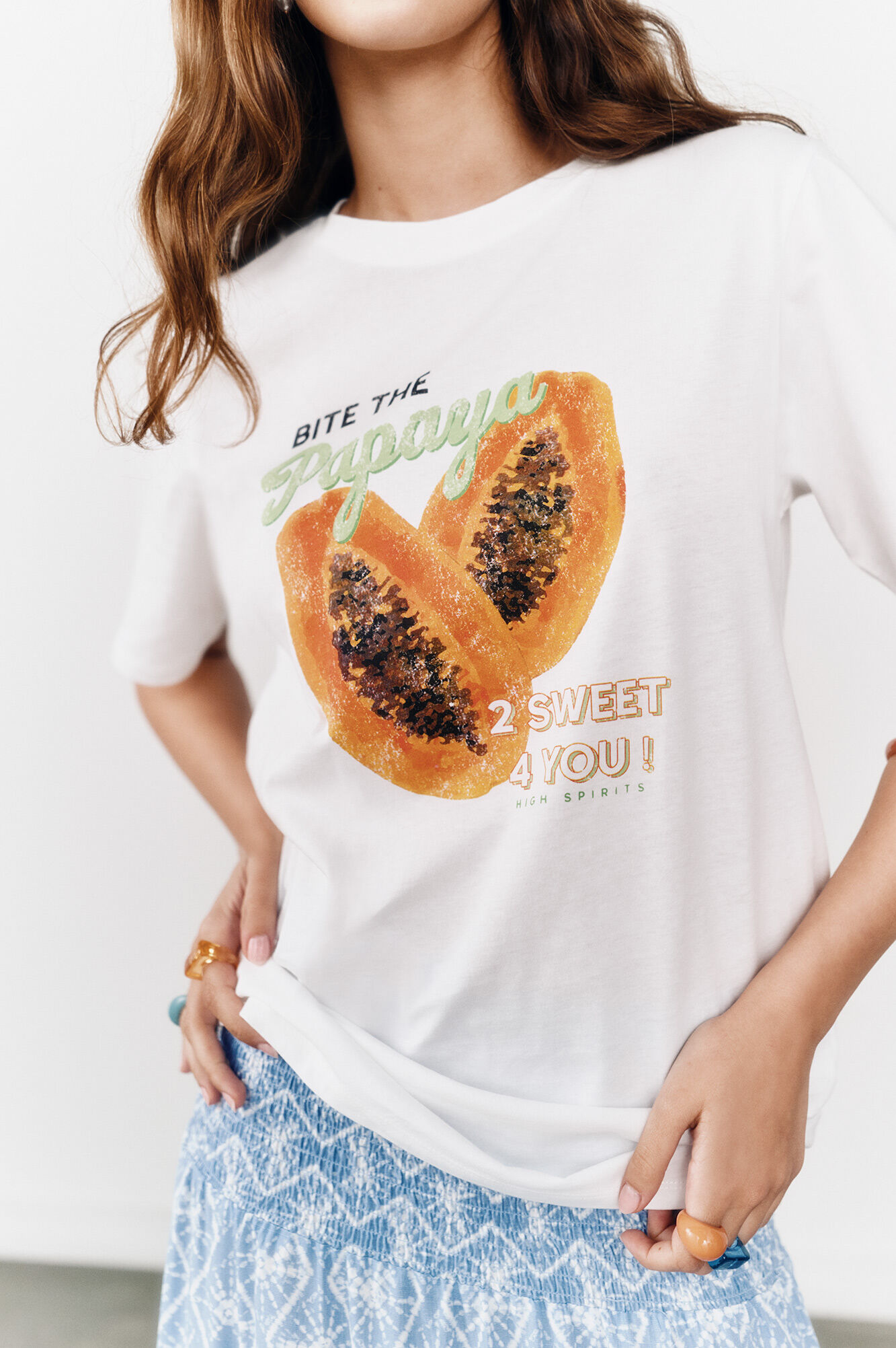 High Spirits Papaya t-shirt