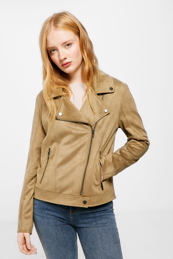 Springfield Cazadora Montera Antelina verde