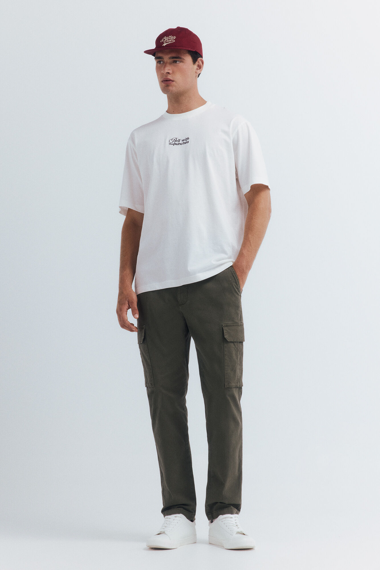 Springfield Pantal&oacute;n cargo slim fit