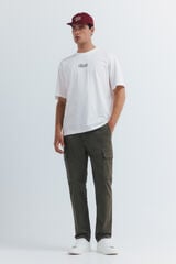Springfield Pantal&oacute;n cargo slim fit kaki