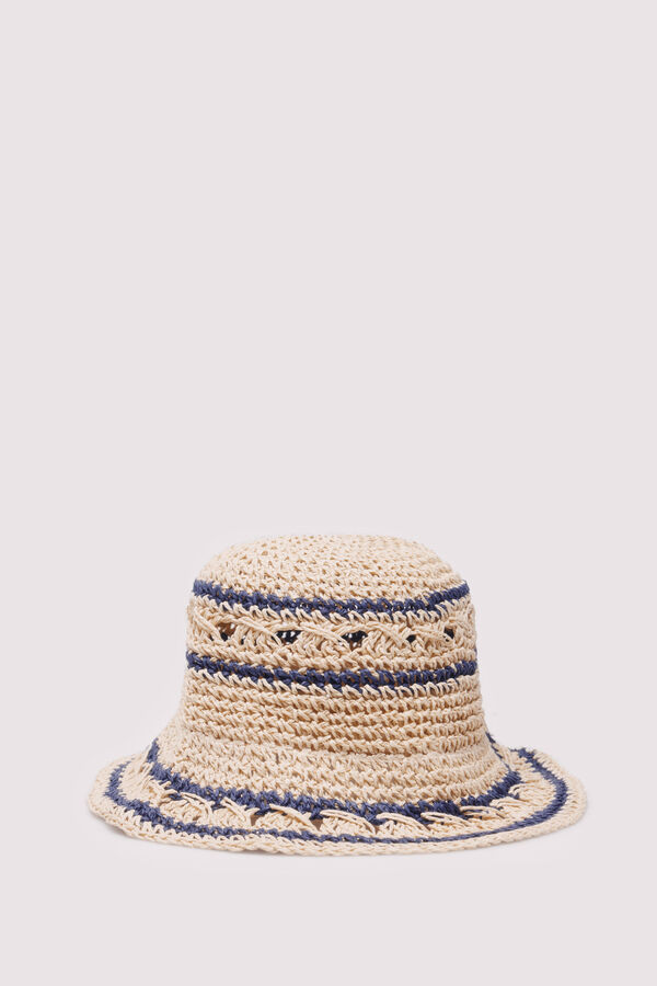 Springfield Chap&eacute;u de r&aacute;fia riscas castanho