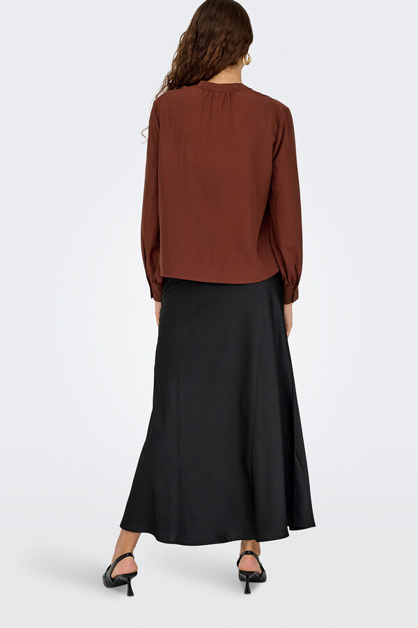 JDY Blusa manga larga rojo