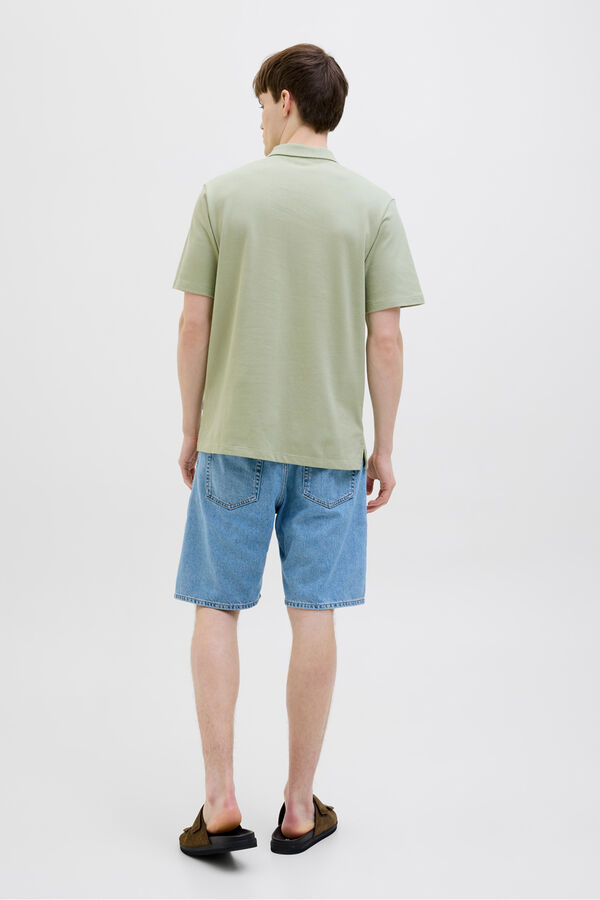 JJ REBEL Polo regular fit gris