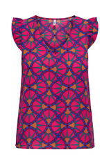 Only Regata de mangas regular fit rosa