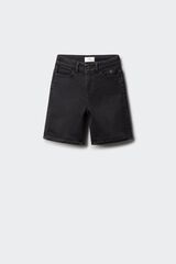 Springfield Kids Bermuda vaquera slim knit ni&ntilde;o negro