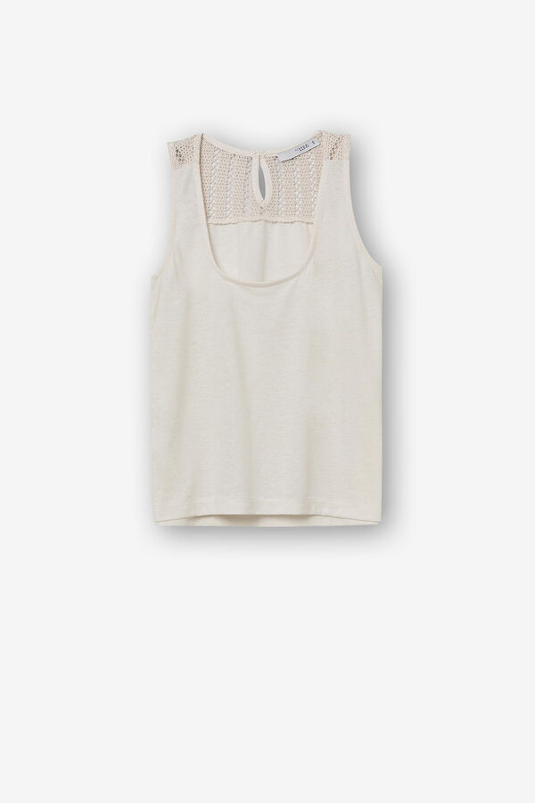 Tiffosi Top Lino nude