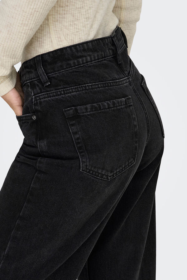Only Jeans estilo wide negro