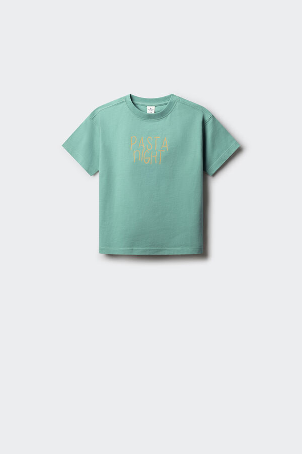 Springfield Kids Camiseta pasta ni&ntilde;o estampado