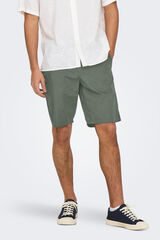 Only & Sons Bermuda chino verde