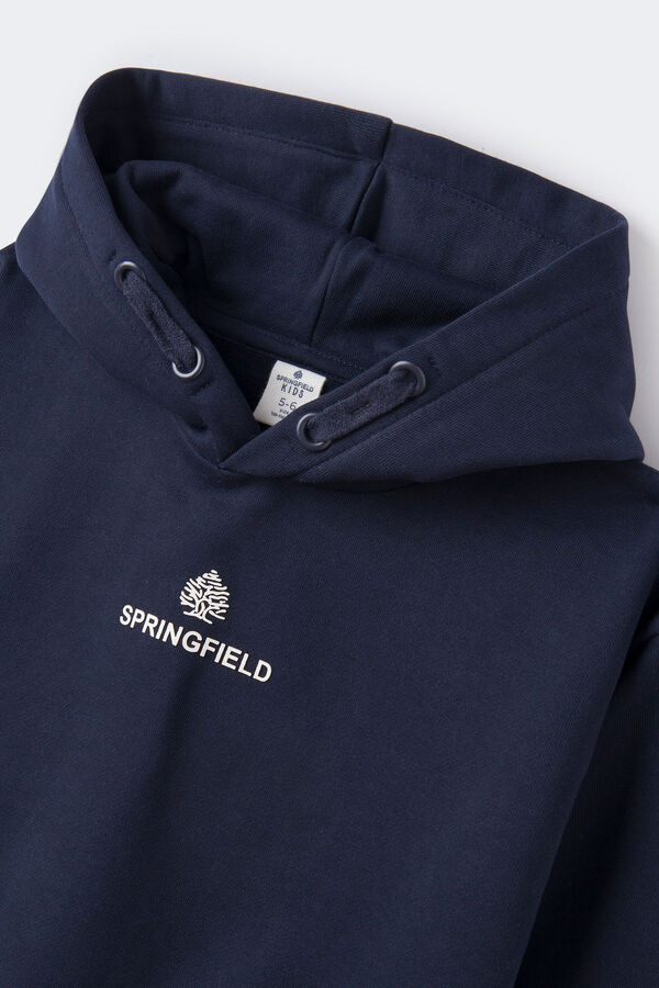 Springfield Sweatshirt capuz logo menino azul