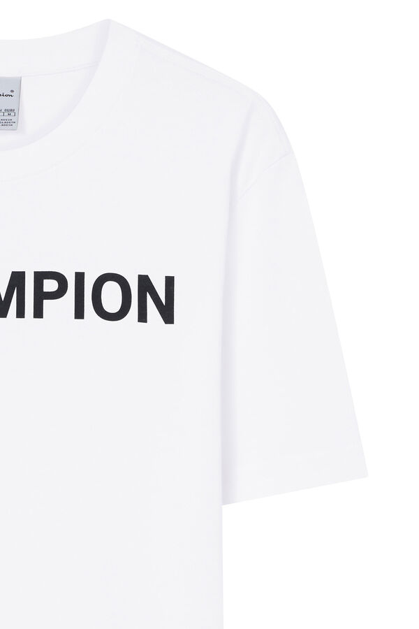 Champion Camiseta cuello caja Champion blanco