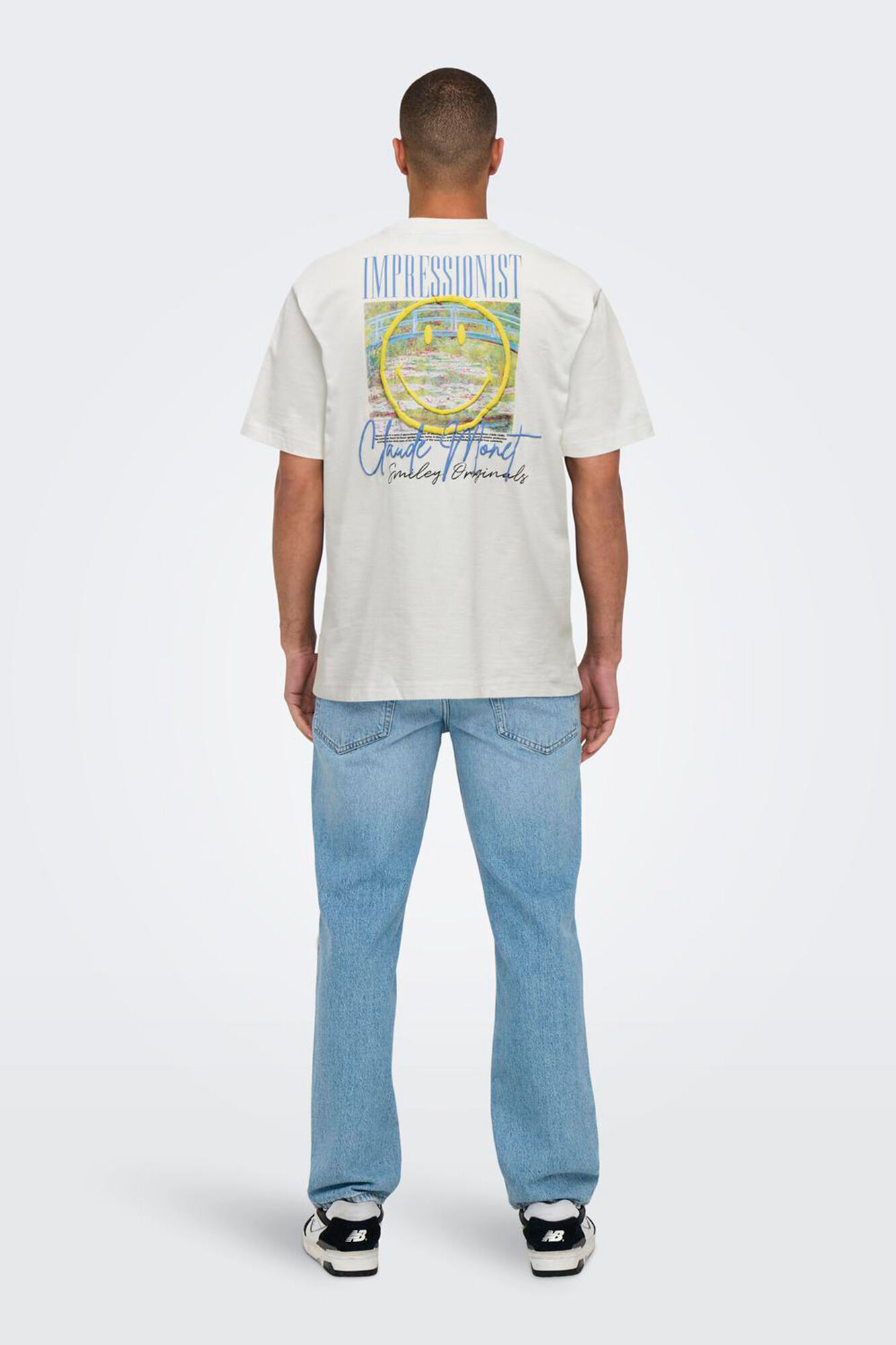 Only & Sons Camiseta de manga corta y dibujo frontal