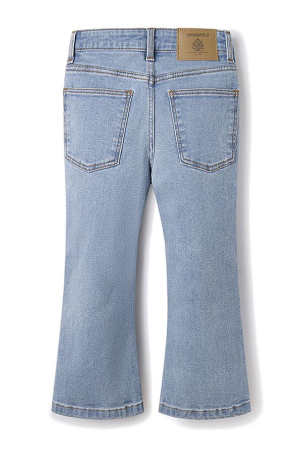 Springfield Kids Calças denim flare para menina azul