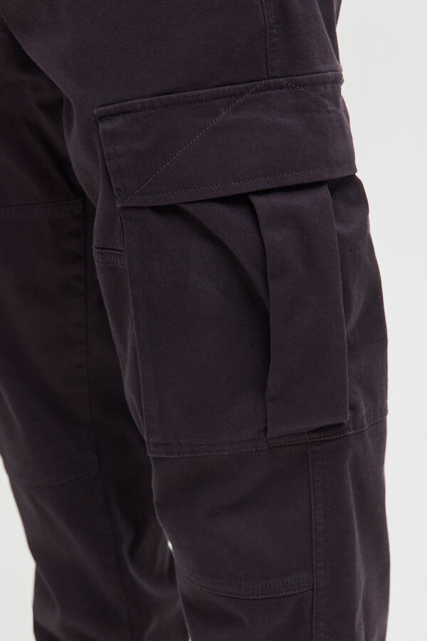 Jack & Jones Cal&ccedil;as de ajuste relaxado preto
