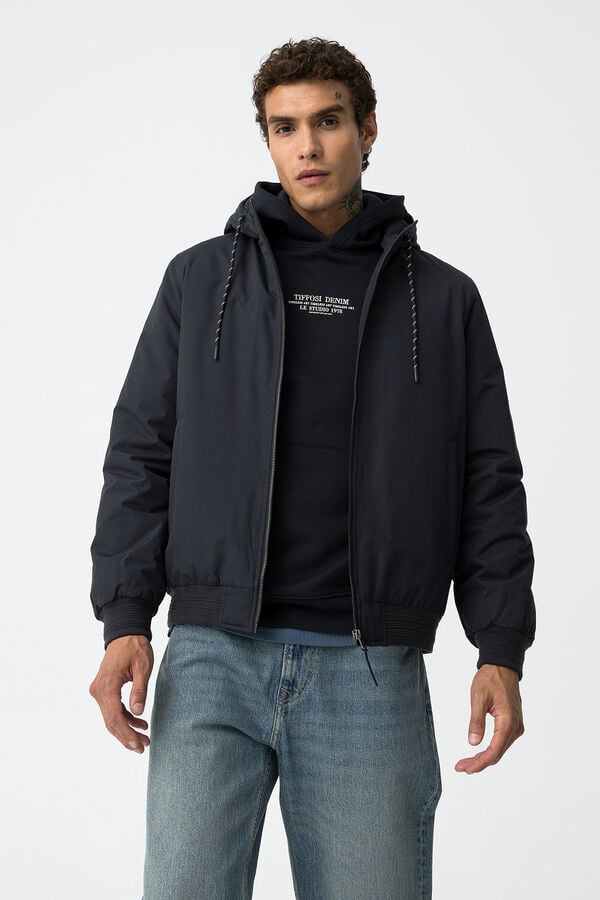 Tiffosi Abrigo Acolchado Resistente al Agua azul