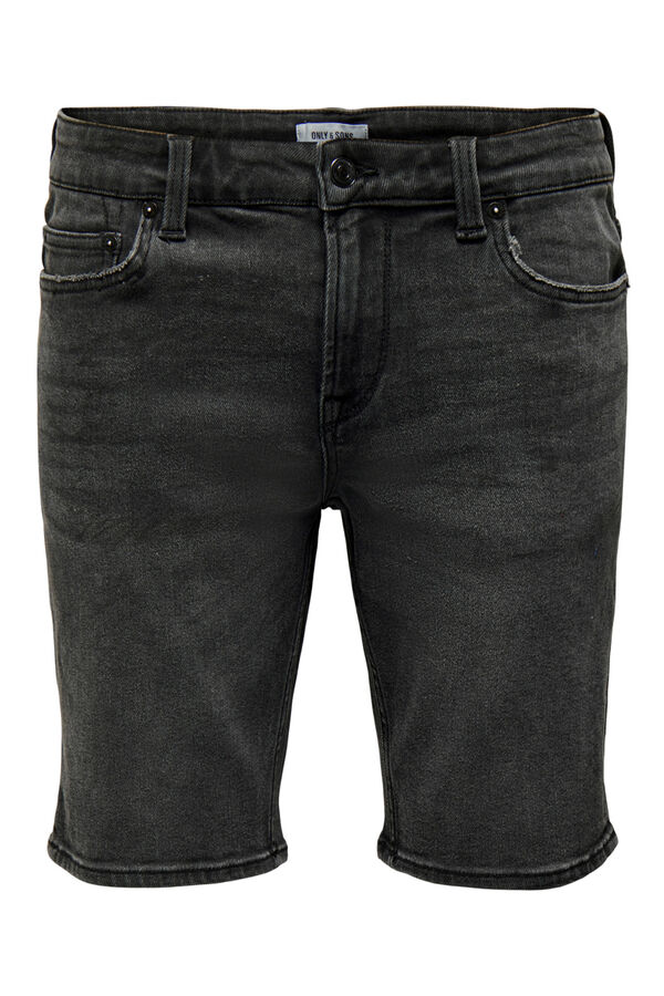 Only & Sons Bermudas denim  preto