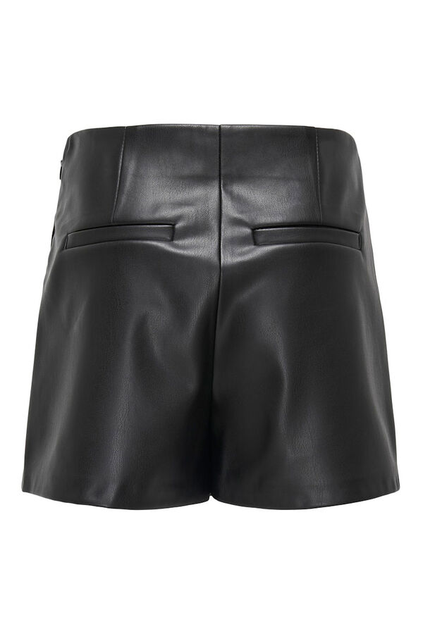 Only Girls Saia plissada meninas preto