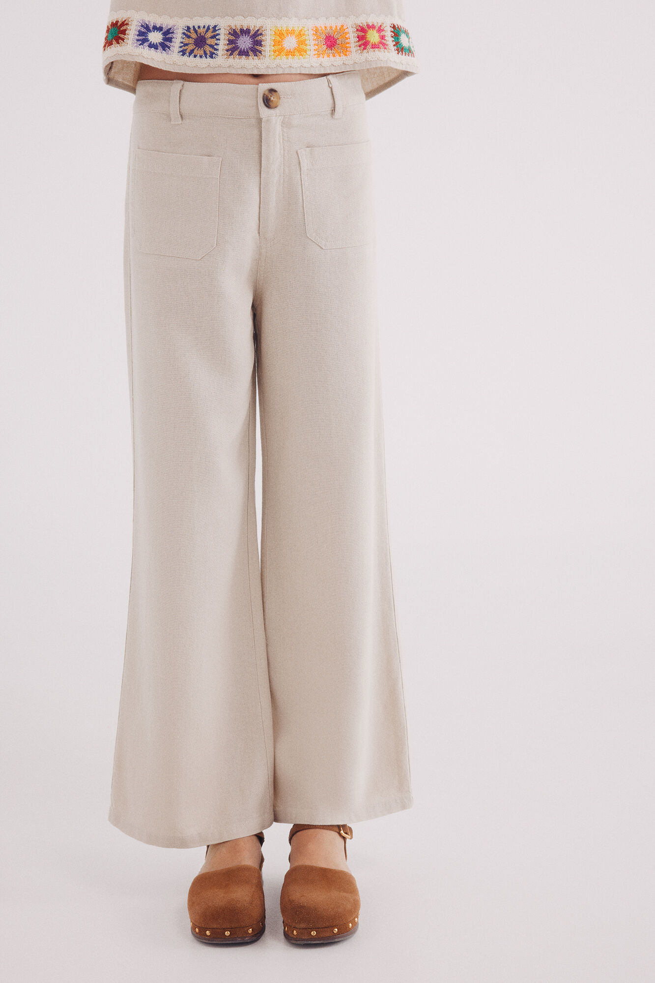 Springfield Kids Cal&ccedil;as linho menina