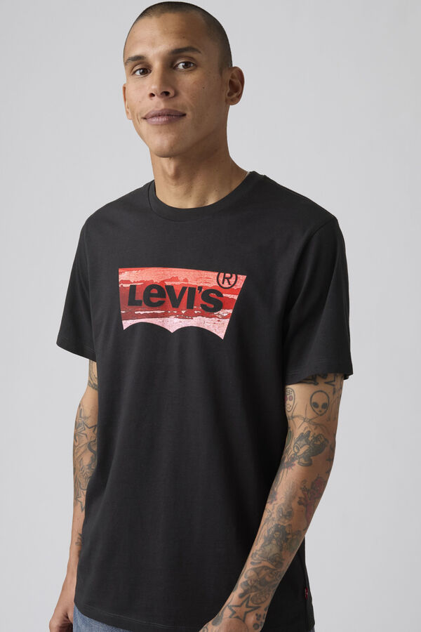 Levi's T-shirt de manga curta preto