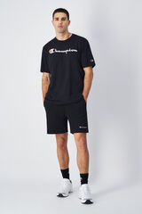 Champion Bermudas masculinas de algod&atilde;o preto