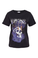 Noisy May Camiseta print negro
