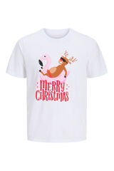 Jack & Jones T-shirt de Natal de manga curta branco