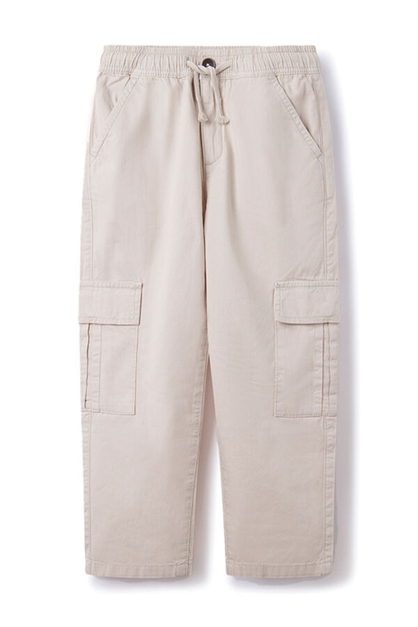 Springfield Kids Pantalon cargo ni&ntilde;o beige