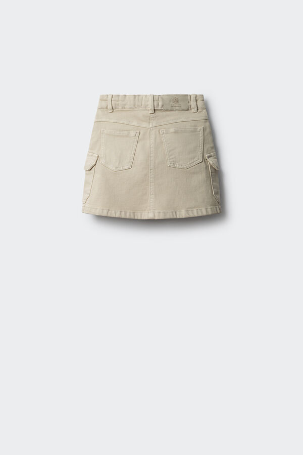 Springfield Kids Saia cargo menina bege