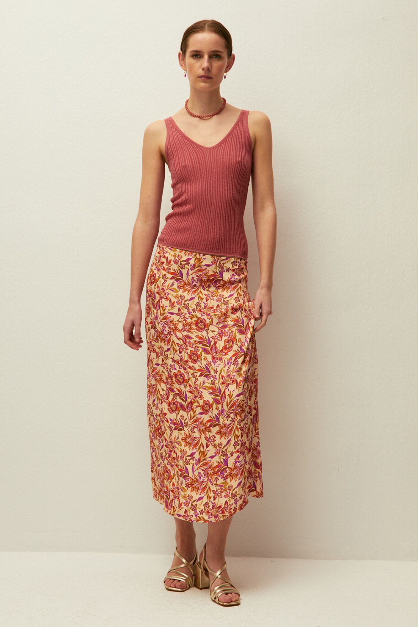 Systemaction Saia estampado floral