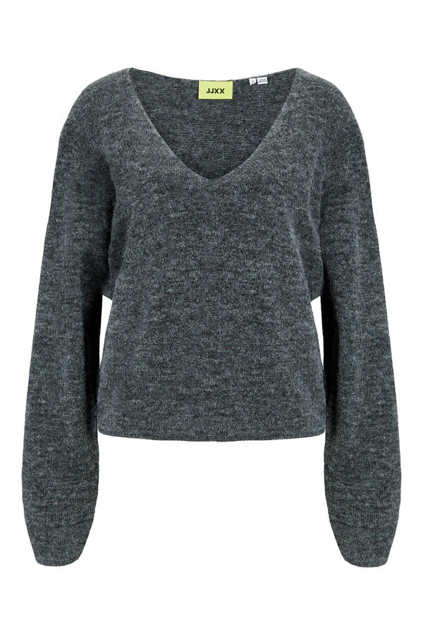 Jack & Jones Camisola gola em bico cinzento