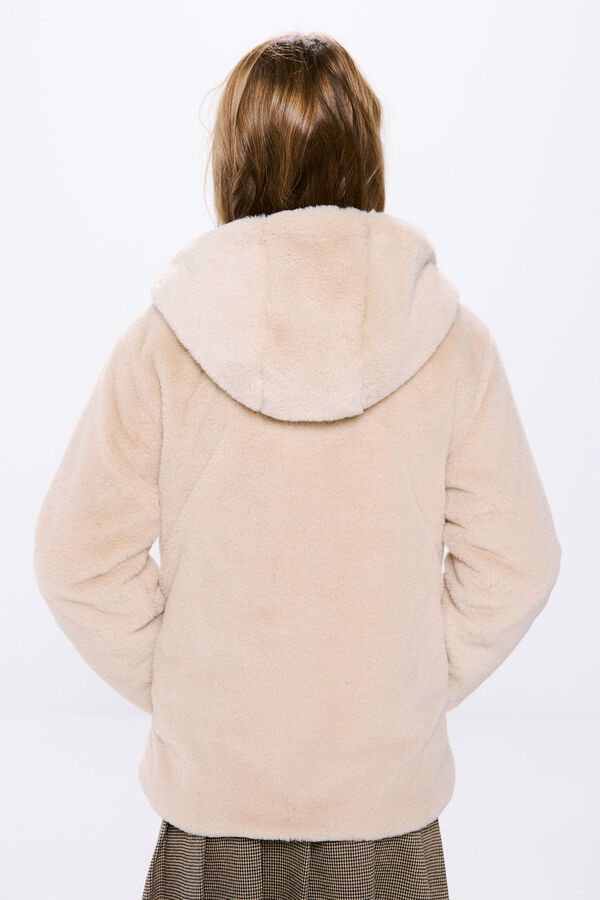 Springfield Kids Abrigo pelo ni&ntilde;a beige