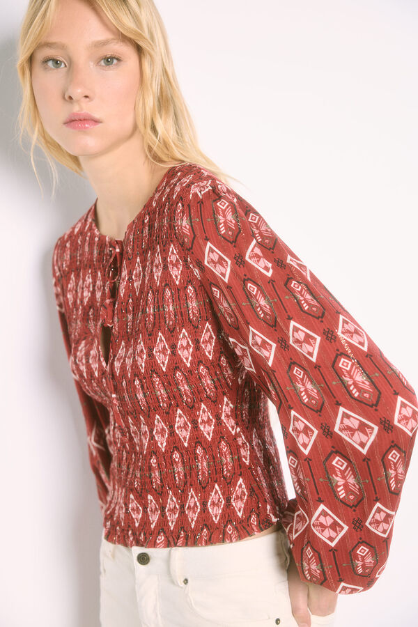 High Spirits Camisa Stella burdeos