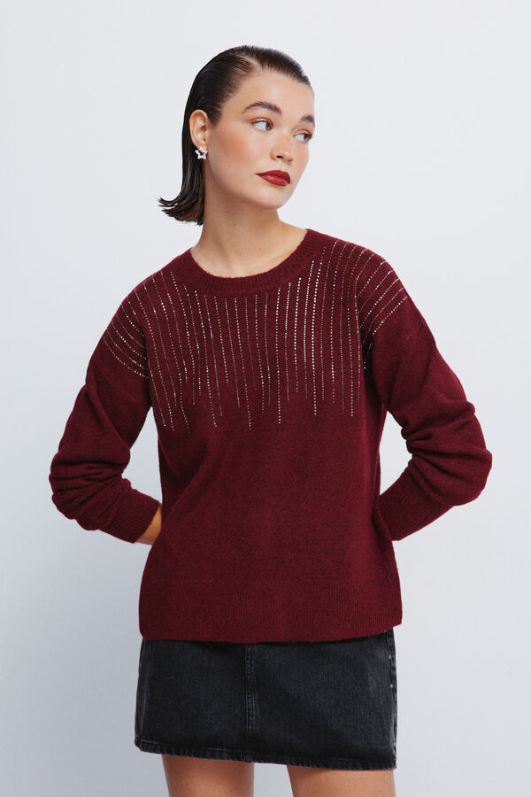 Springfield Jersey cristales fantas&iacute;a burdeos