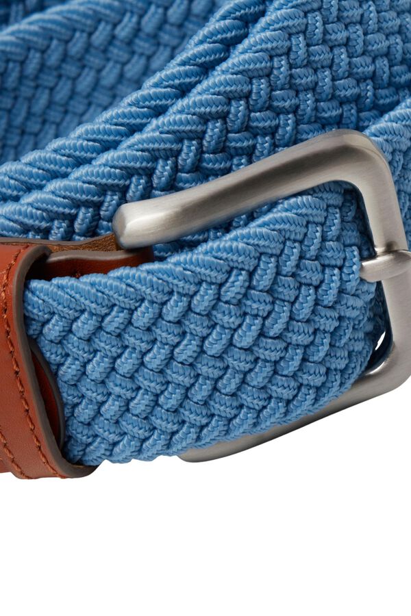 Springfield Cinturón trenzado azul medio