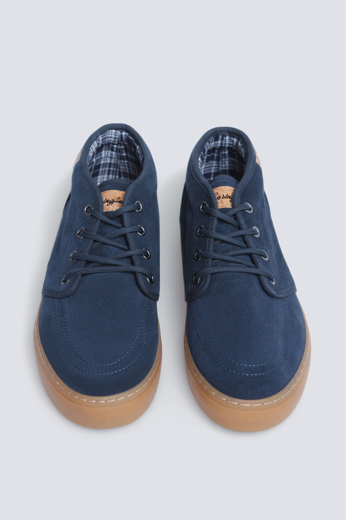 Springfield Croute casual de botim e couro