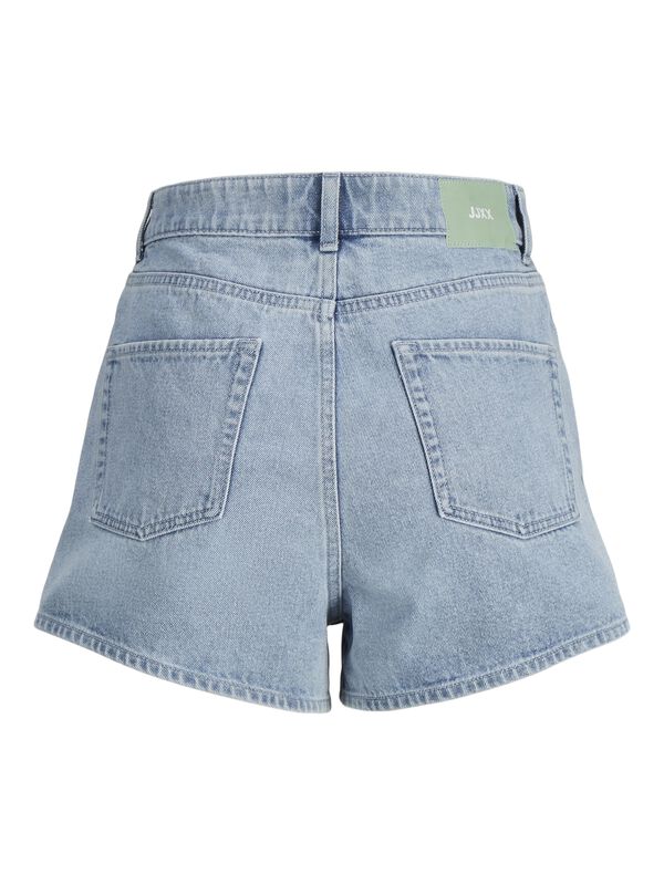 Jack & Jones Short vaquero de tiro alto azul