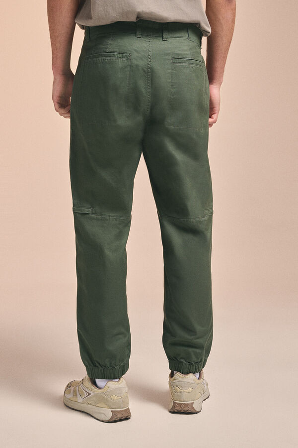 Springfield Pantal&oacute;n cargo confort slim fit estampado
