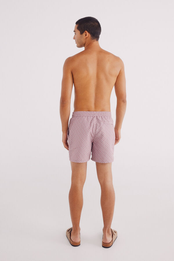 Springfield Ba&ntilde;ador estampado naranja