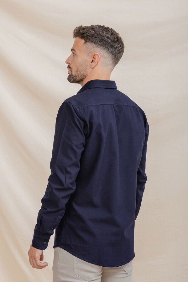 Celopman Camisa Oxford azul