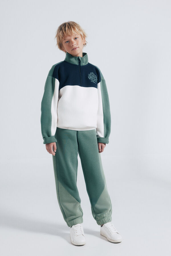 Springfield Kids Sudadera camionero cortes ni&ntilde;o blanco