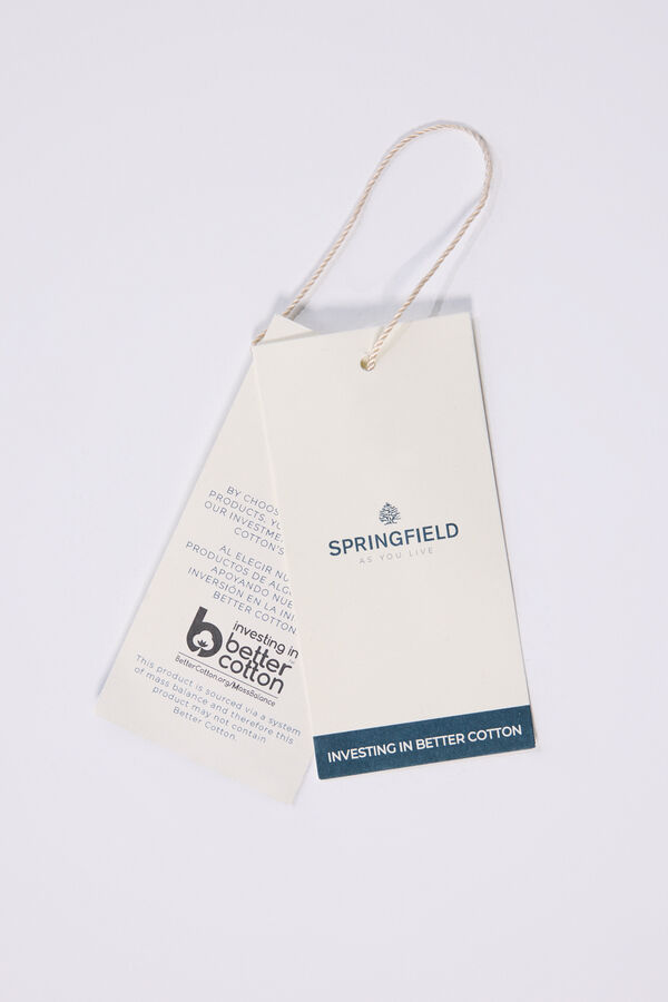 Springfield Su&eacute;ter listrado estruturado verde