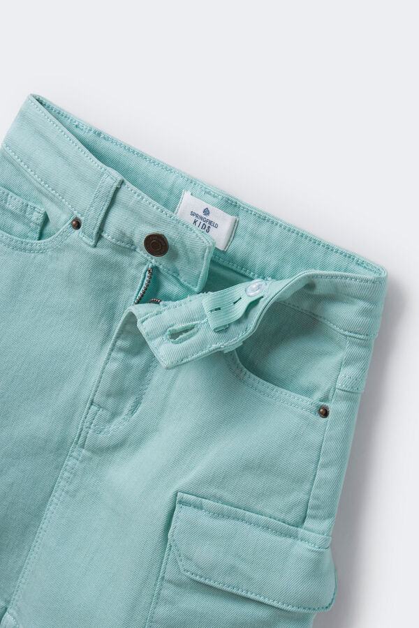 Springfield Kids Saia cargo menina verde