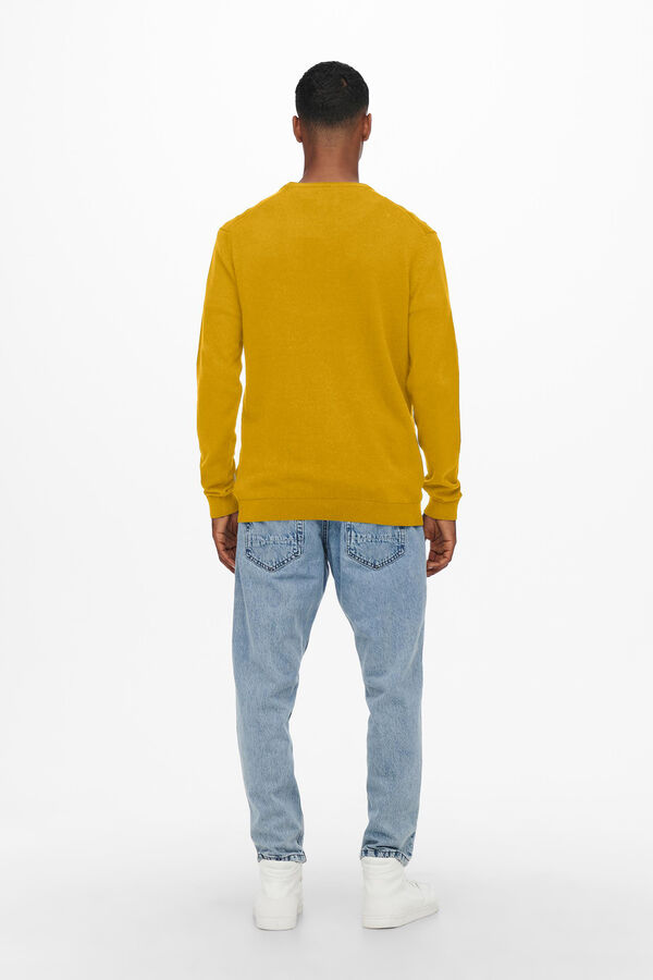 Only & Sons Camisola gola caixa estampado