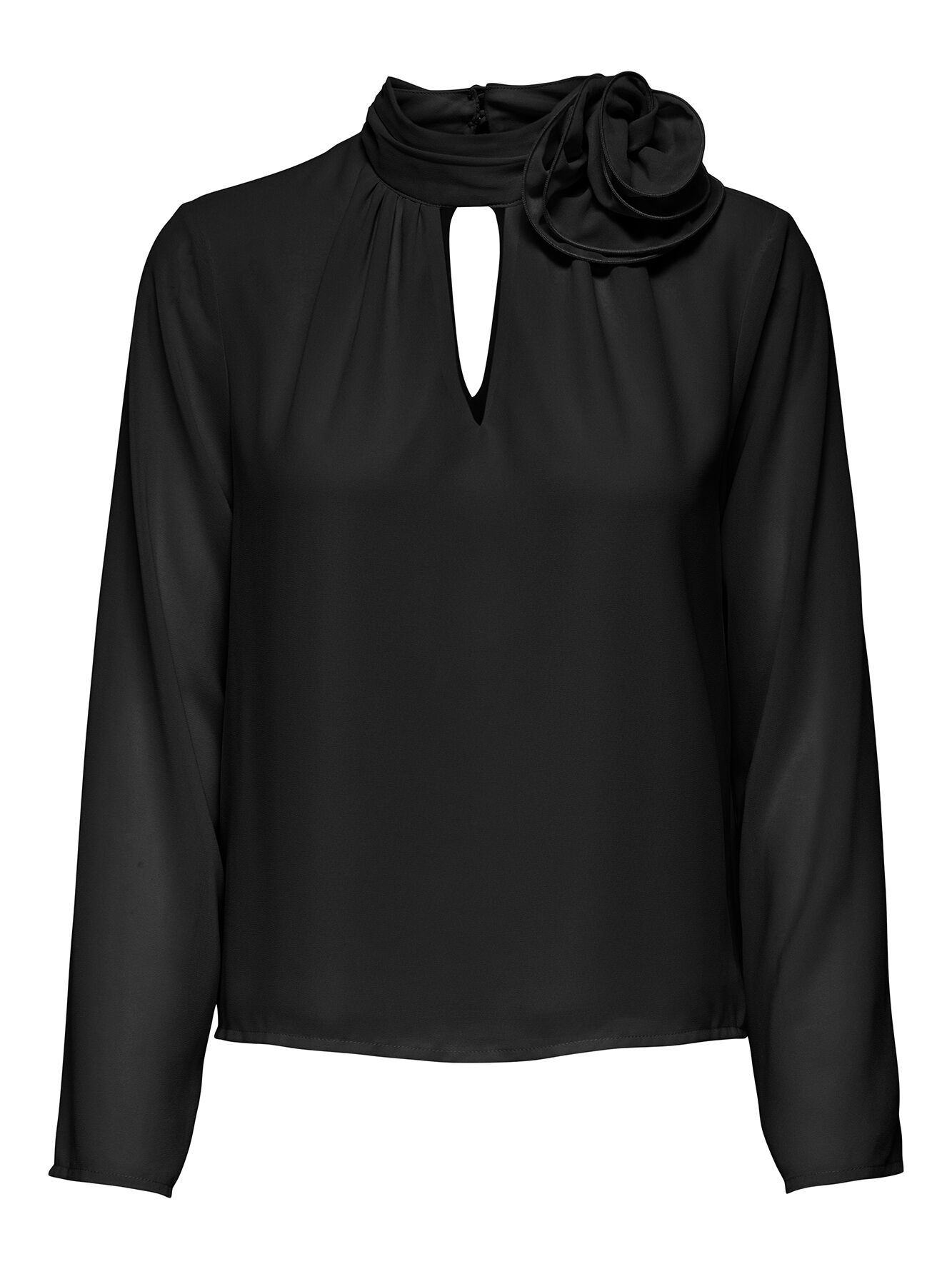 JDY Blusa floral de manga comprida