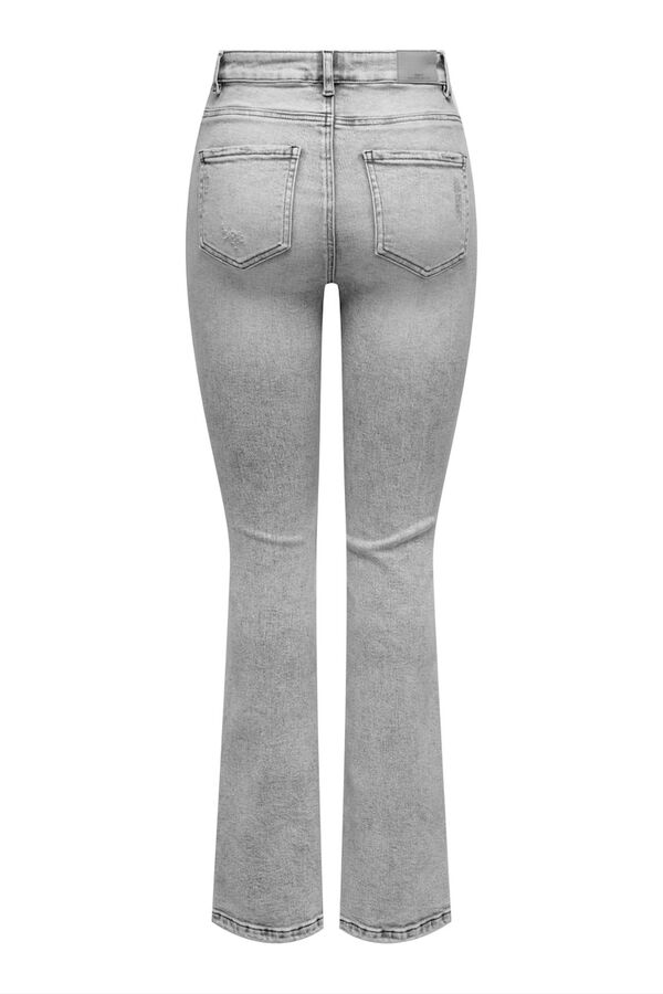 Only Cal&ccedil;a jeans boca de sino  cinzento