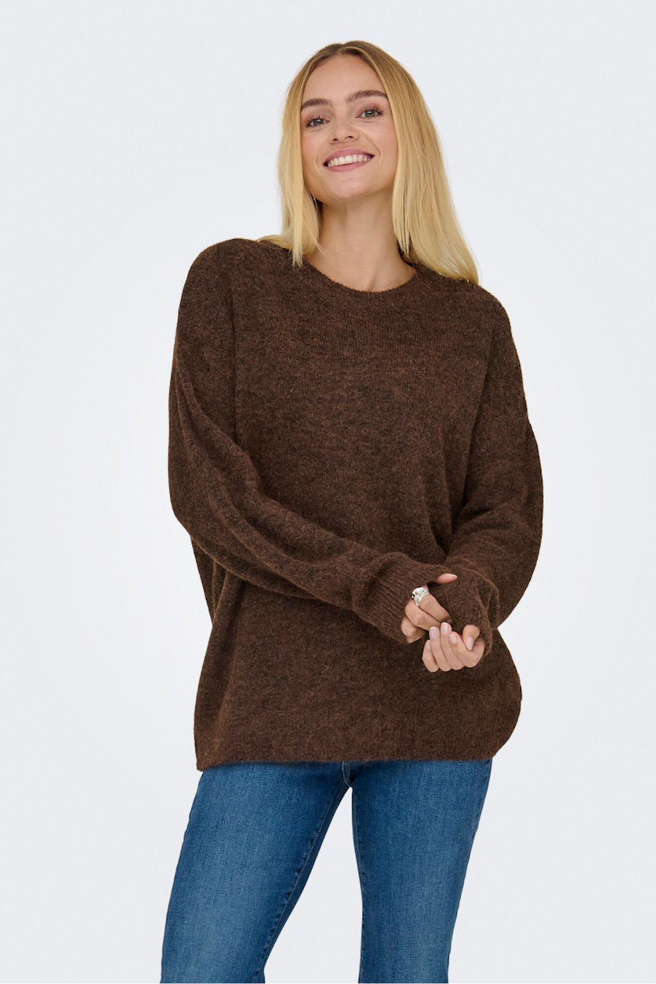 Only Camisola de gola redonda